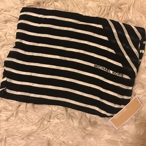 Michael Kors Accessories - MK Classic Stripe Scarf Michael Kors Accessories - MK Classic Stripe Scarf
